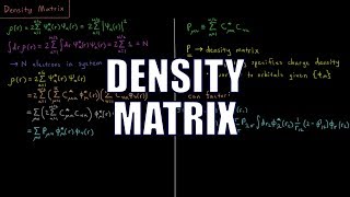 Computational Chemistry 4.24 - Density Matrix