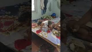 #lovely #apne #papa ke sath khana kha rhi hai #sorts #video