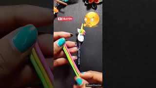 Unicorn pen decor ❤ #shorts #viral #trending #shortvideo #craft #clay #clayart