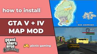 How to install GTA V Map for GTA SA | GTA 5 City for Gta Sa | Gta 5 Map Expansion for Gta Sa