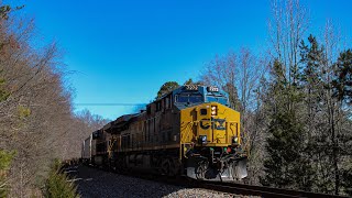 CSX M693 at Forest City with Monon unit trailing