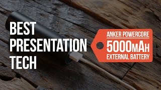 Best Presentation Tech: Anker PowerCore 5000 mAh External Battery