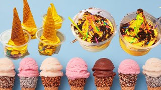 FOOD STREET WORLD $1 Street Food Around The World & Ice Cream | ASMR cone ice_cream 🍦 Pakistan