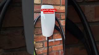 EV Charger Installation ⚡️show me yours?🤪#youtubeshorts #viral #evcharger#electrical