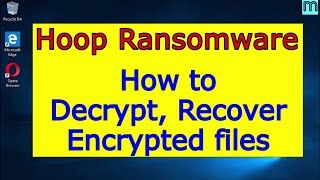 Hoop virus (ransomware). How to decrypt .Hoop files. Hoop File Recovery Guide.