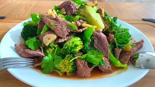 Stir Fried Broccoli Beef with Oyster Sauce, Delicious and Easy Recipe! - Bông Cải Xào Bò với Dầu Hào