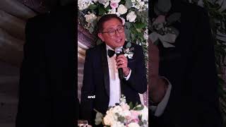 Funny Father of the Groom speech #weddingshorts #shorts #funnyspeech