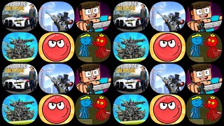 Tank arena steel Battle, Sniper Zombie 3D, Car Parking, Red Ball 4, Craft Adventure, Red and Blue St