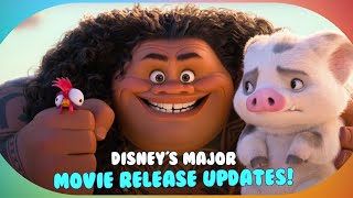 Two Exciting Disney Movies Announce Major Release Updates! | Moana 2 & Mufasa: The Lion King