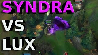 #1 SYNDRA one of the MOST INSANE COMEBACKS *CRAZY WOMBO* (Syndra vs Lux) - Trisend3