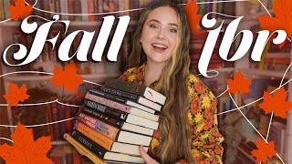 My Fall TBR 🍁🍂horror, mysteries + gothic books!