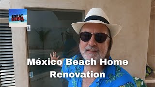 Steam Room Door Finally Installed - México Beach Home Renovation