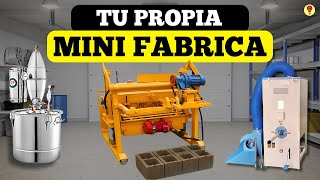 18 Maquinas para INICIAR tu MINI FABRICA - Negocios Rentables desde Casa