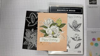 Stampin’ Up! Magnolia Mood Birthday Card Tutorial #diy #cardmaking #papercraft #handstampedcards