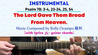 [INSTRUMENTAL] for 4 August 2024 Mass | Psalm 78: The Lord Gave Them Bread From Heaven.