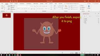 DFY Monster Character templates for powerpoint - Cute Monster Studio