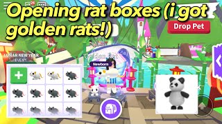 Opening 20 Rat Boxes + Buying Panda! Roblox Adopt Me