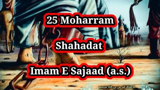 25 Moharram // Shahadat Imam E Sajjad (a.s.) // New what's app Status 2023 // @ ALI ABBAS ALL STATUS