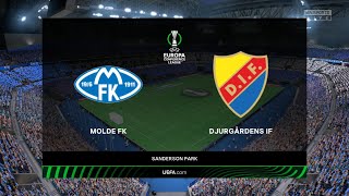 FIFA 23 - Molde vs Djurgården | Europa Conference League Group Stage | Full Match