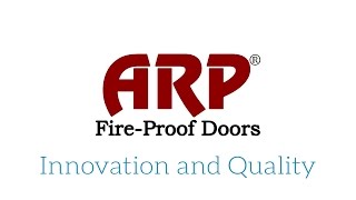 ARP OOD Fire proof doors - Presentation 2017