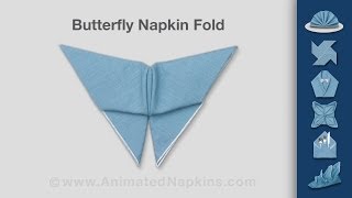 Napkin Folding | How to Fold a Butterfly