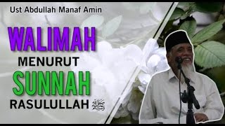 Walimah menurut Sunnah Rasulullah saw