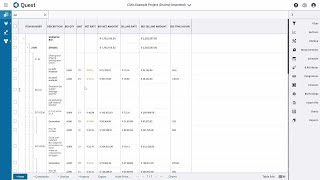 Trimble Quest: How to create bid reports