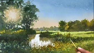 Watercolor Landscape painting