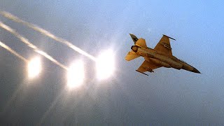 F-16 dodging 6 Iraqi SAM launches