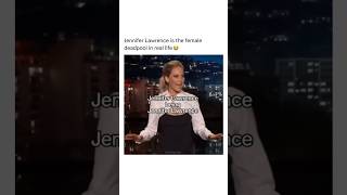 Jennifer Lawrence being effortlessly funny #shorts #celebrity #funny #fyp #viral