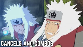 Jiraiya Cancels and Combos - Naruto Ultimate Ninja Storm 4