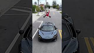 Speed just jumped over two cars live on stream  #ishowspeed #funny #lamborghini