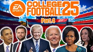 The Presidents Play College Football 25!!!!