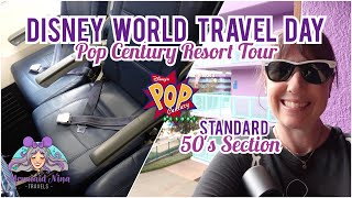 Disney Travel Day 2023 PLUS Pop Century Resort TOUR