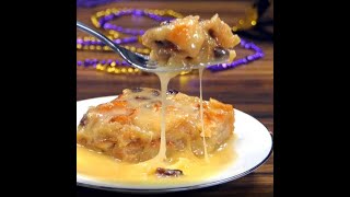 New Orleans Bread Pudding with Bourbon Sauce