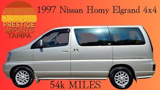 1997 Nissan Homy Elgrand 4x4 for sale at THE PIT!