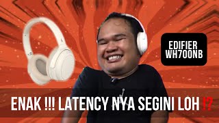 SEGINI LATENCY NYA ?! WAH !? UNBOXING DAN REVIEW #headphones  #edifier   WH700NB