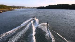 Wake Boarding - Menai Strait, Anglesey - www.OffTheGround.tv