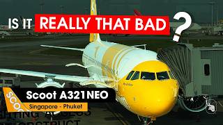 HONEST review on SCOOT - A321NEO Economy Class Singapore to Phuket