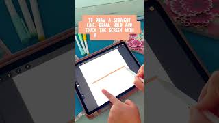 Procreate for beginners | Drawing straight lines #procreatetutorials #howtouseprocreate #procreate