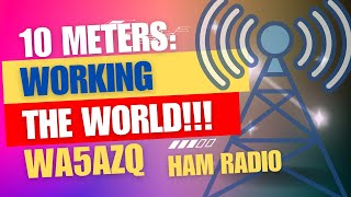 “Sparky” giving out contacts on 10 meters! #hamradio #DX