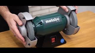 Обзор шлифовальной машины с двумя кругами DS 150 от Metabo