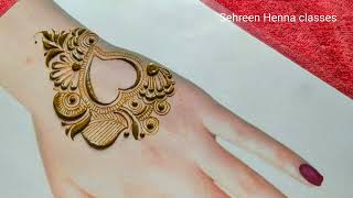 New back hand mehndi design||latest back hand Mehndi design #mehandi #simplemehndi #easymehndi