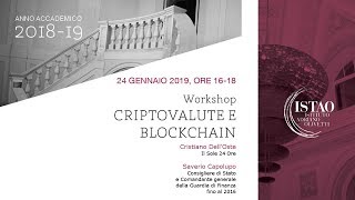 Workshop: Criptovalute e Blockchain