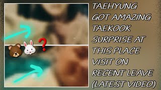 OMG!😱💋Taehyung Got Amazing Taekook Surprise At This Place Visit On Recent Leave(New)#taehyung#bts