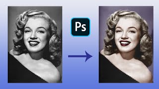 Colourising black and white photos - Adobe Photoshop CC