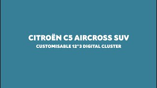 New Citroën C5 Aircross Plug-in Hybrid - Customisable 12.3" Digital Cluster