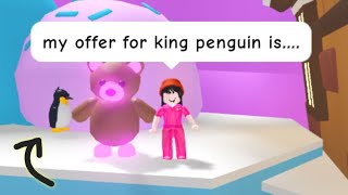 my offer for new KING PENGUIN 🐏😋