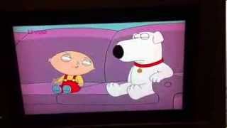 Copy of Brian's novel and Stewie's high voice