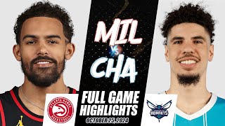 HAWKS vs HORNETS ¦ FULL GAME HIGHLIGHTS ¦ October 25, 2024